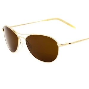 Oliver Peoples Aero Gold-Rimmed Sunglasses - OV1005S